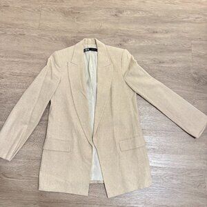 Zara 100% Linen Blazer, Size XS